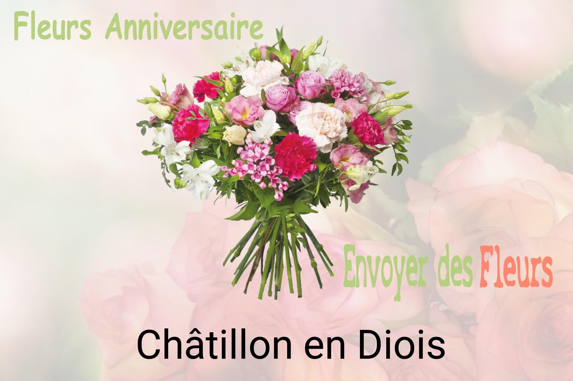 Bouquet de fleurs d’anniversaire livré à Châtillon-en-Diois