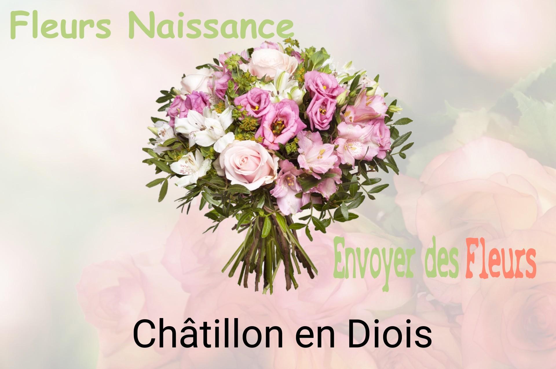Bouquet de fleurs de naissance livré à Châtillon-en-Diois